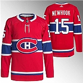Men's Montreal Canadiens #15 Alex Newhook Red Stitched Jersey